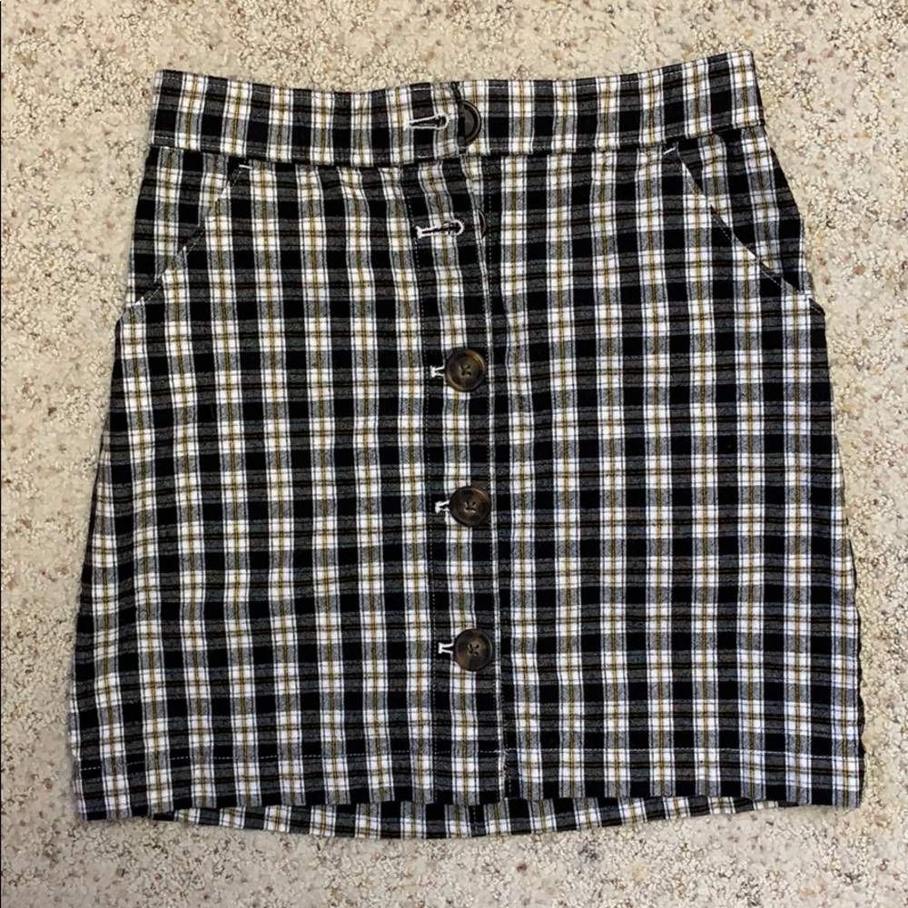 Plaid Hollister skirt
